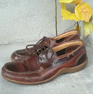 Cole Haan Nike Air G Series Brown Slip On Shoes